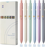 6-Pack Quick-Dry Multicolor Gel Pens with 0.7 mm Tips