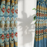 Modern European Hollow Embroidery Velvet Curtains – Thickened Blackout Panels, 2-Piece Set