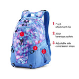 High Sierra Loop Travel & Work Backpack with Tablet Sleeve, Shock-Absorbing Suspension System