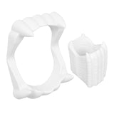 Vampire Teeth Set – 12 Pairs Realistic White Fangs for Halloween & Cosplay (Kids & Adults)