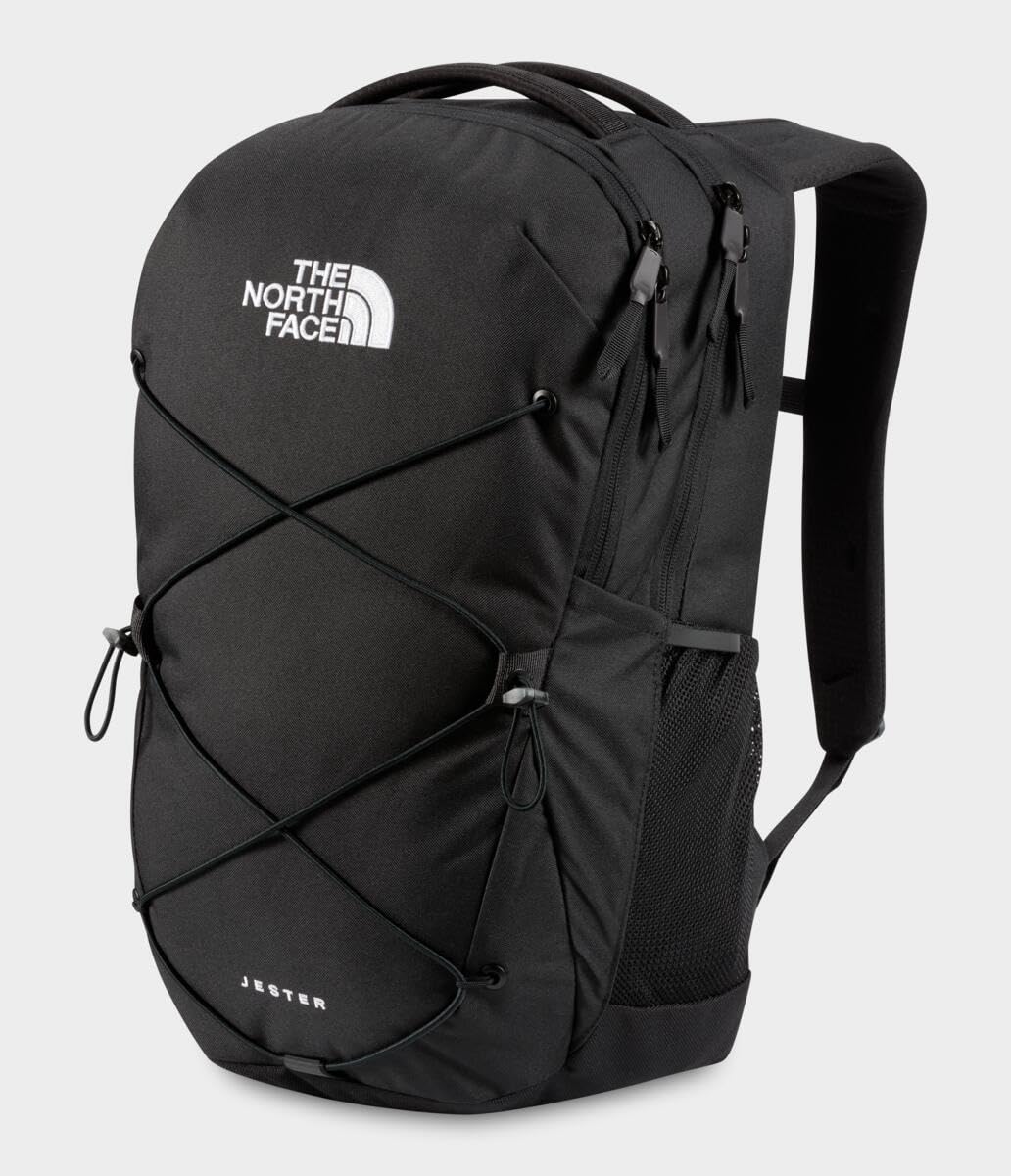 The North Face Jester Everyday Laptop Backpack – Ergonomic 16″ Commuter Daypack with Water-Repellent Finish (TNF Black-NPF)