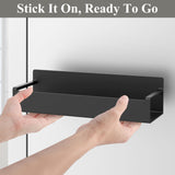 Magnetic Spice Rack Organizer – 4-Pack Heavy-Duty Fridge & Oven Storage (Black)