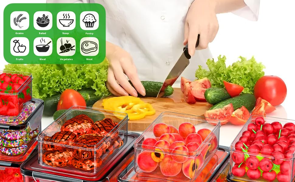 Airtight Food Storage Containers Set – 54 Piece Stackable Meal Prep & Pantry Organizer