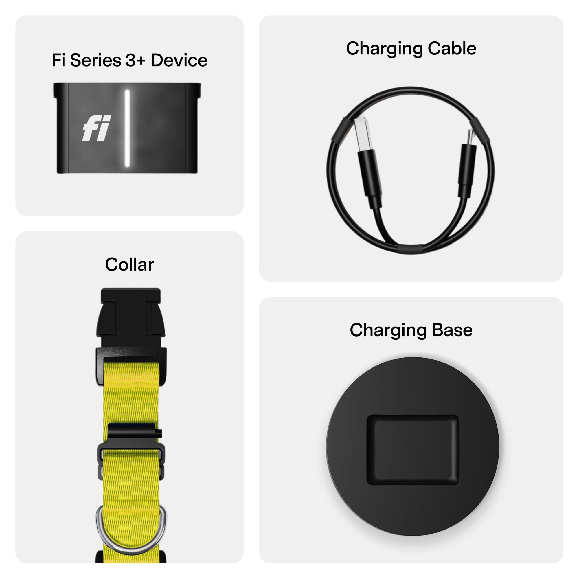 Fi Series 3+ Smart GPS Dog Tracking Collar with Real-Time Location, Escape Alerts & Health Monitoring