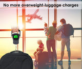 Digital Luggage Scale (110lb/50kg) – Portable Hanging Baggage Weight Scale with Backlit LCD Display for Travel & Suitcases