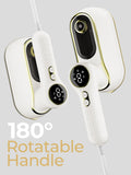 Foldable Travel Garment Steamer Iron 1200W with LCD Display and Multi-Level Steam Control