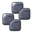UGREEN FineTrack Air Tracker Tags (4-Pack) – Apple Find My Certified Bluetooth Item Trackers with 2-Year Replaceable Battery