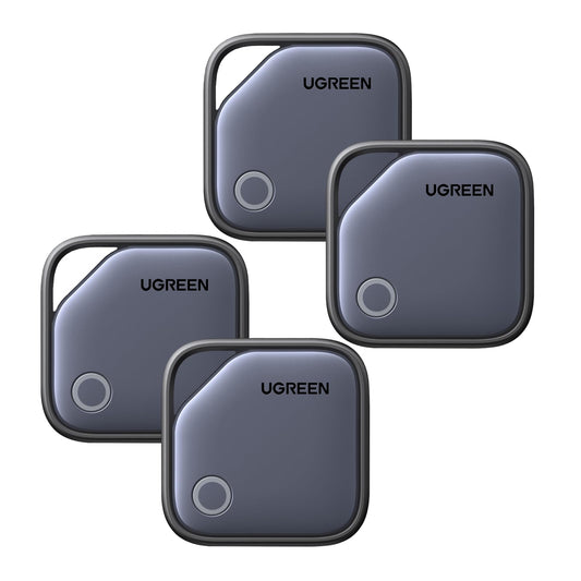 UGREEN FineTrack Air Tracker Tags (4-Pack) – Apple Find My Certified Bluetooth Item Trackers with 2-Year Replaceable Battery