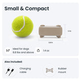Tractive Real-Time GPS Dog Tracker Bundle with Olive Cover – Waterproof Smart Pet Tracker with Health Monitoring (Brown)