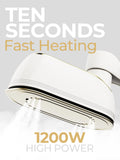 Foldable Travel Garment Steamer Iron 1200W with LCD Display and Multi-Level Steam Control