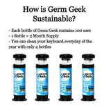 Germ Geek Precision Electronics Cleaning Kit with Anti-Static Brush, Multi-Purpose Cleaner for Keyboards, Laptops, Phones, and Devices