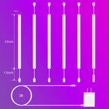 RGB Under Cabinet Lights with App & 40-Key Remote – 16 Million Colors, Music Sync & Dimmable White (Multicolor)