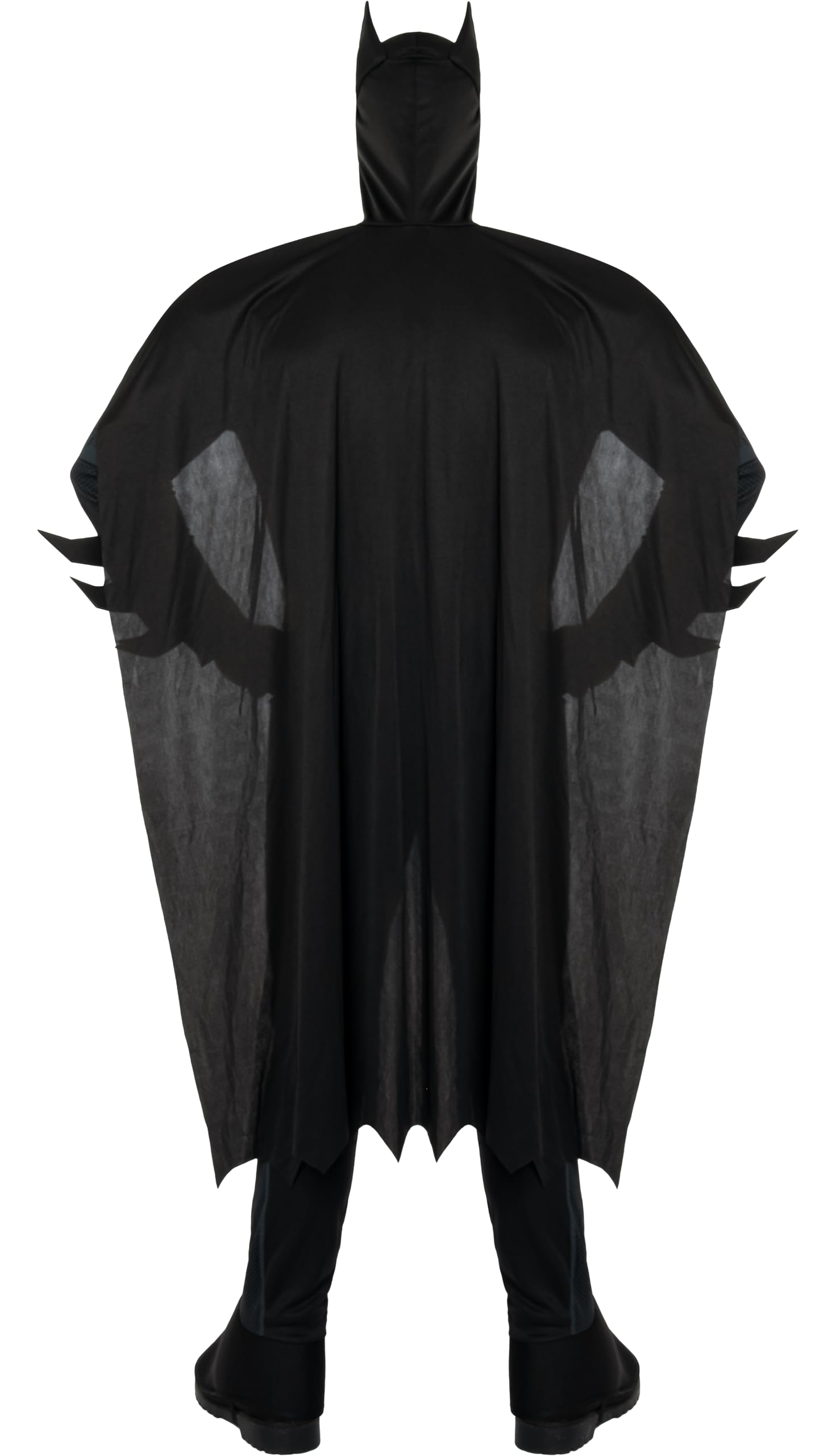Batman: The Dark Knight Adult Costume – Deluxe Muscle Chest Jumpsuit with Cape & Belt (Men’s Large)