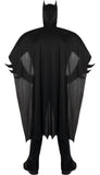 Batman: The Dark Knight Adult Costume – Deluxe Muscle Chest Jumpsuit with Cape & Belt (Men’s Large)