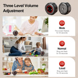 Rotating Visual Pomodoro Timer Cube with Gravity Sensor, 1–90 Min Presets, Flip Countdown & Stopwatch, Rechargeable Focus Timer for Work, Study & Kitchen – Black