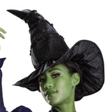Official Elphaba Costume – Wicked Witch Dress, Cape & Hat for Women 🖤💚