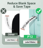 Green Bluetooth Mini Label Maker with Tape