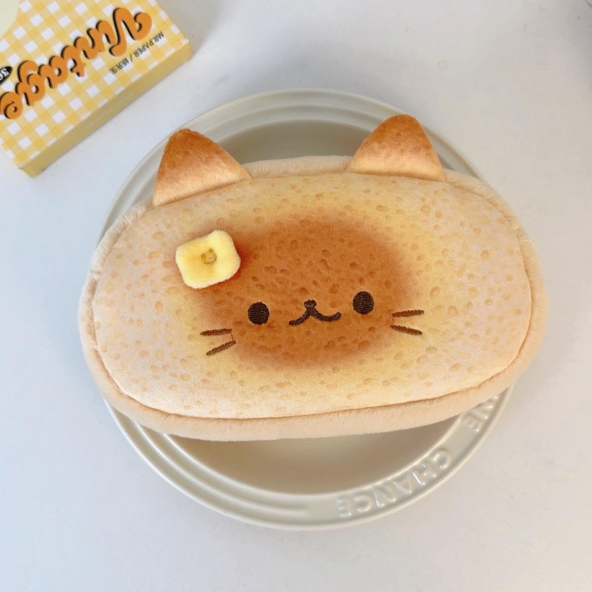 Siamese Cat Plush Pencil Case with Zipper