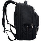 Swissdigital Design TSA-Friendly Business Laptop Backpack with USB Charging Port and RFID Protection