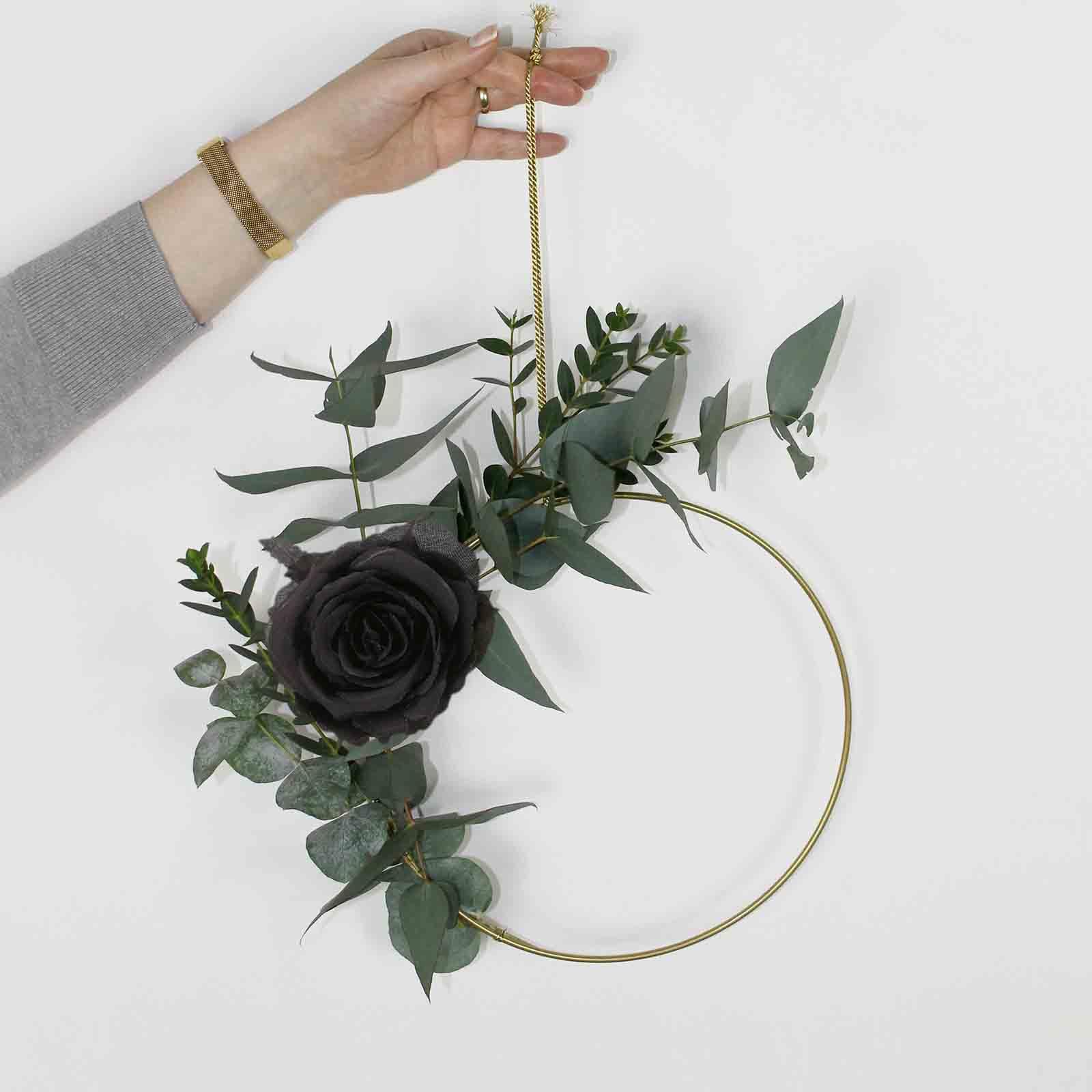 12PCS Artificial Black Roses with Green Stems – Lifelike Silk Flowers for Halloween, Weddings & Home Decor