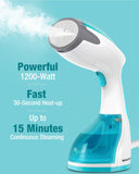 Aqua Edition 722NA-0001 Handheld Garment Steamer 1200W Leak-Proof Portable Wrinkle Remover with Detachable Tank