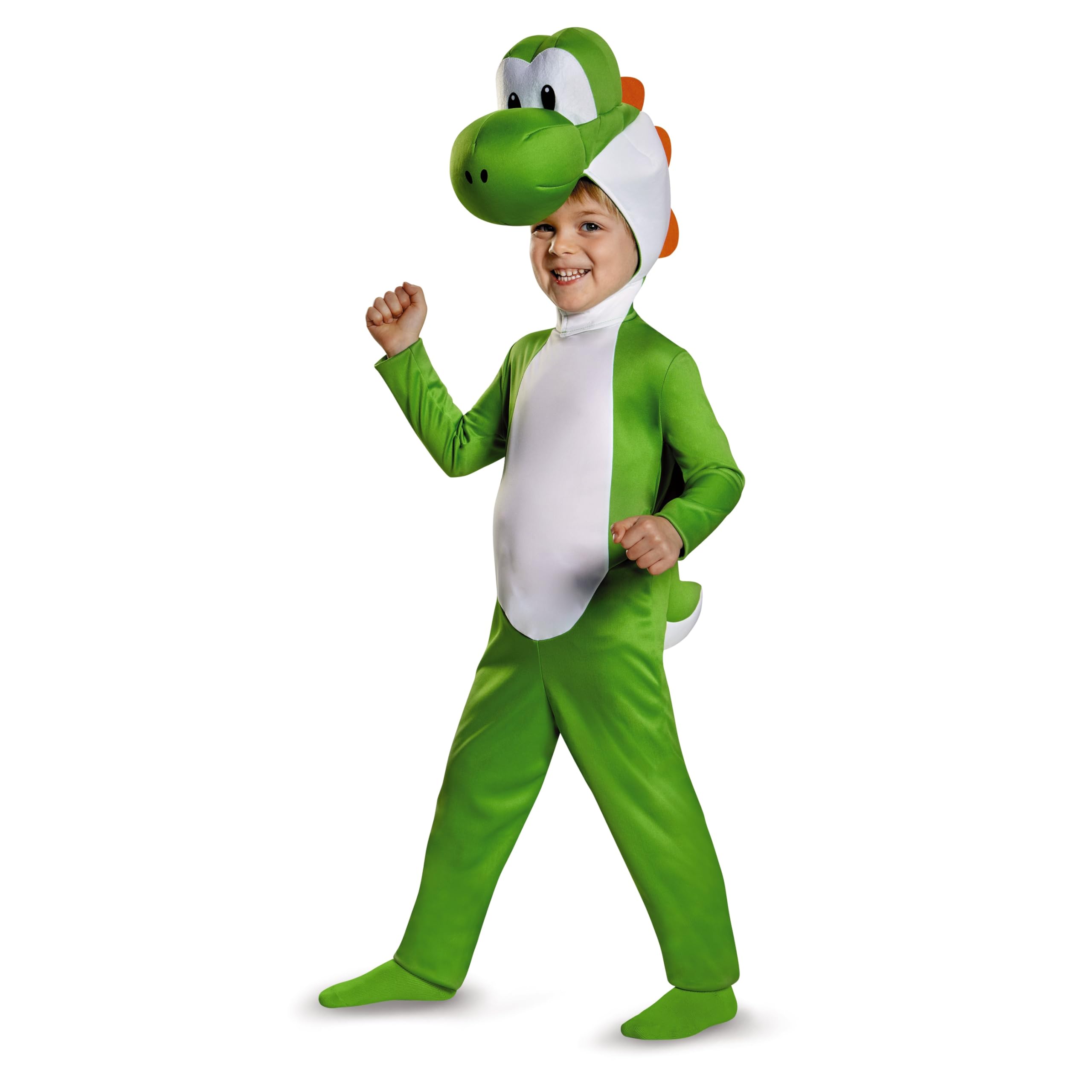 Toddler Yoshi Costume – Official Nintendo Super Mario Bros. Dinosaur Jumpsuit with Tail & Headpiece 🦖🎮