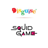 Squid Game Front Man Costume – Official Netflix Inspired Outfit with Jacket, Gloves & Geometric Mask