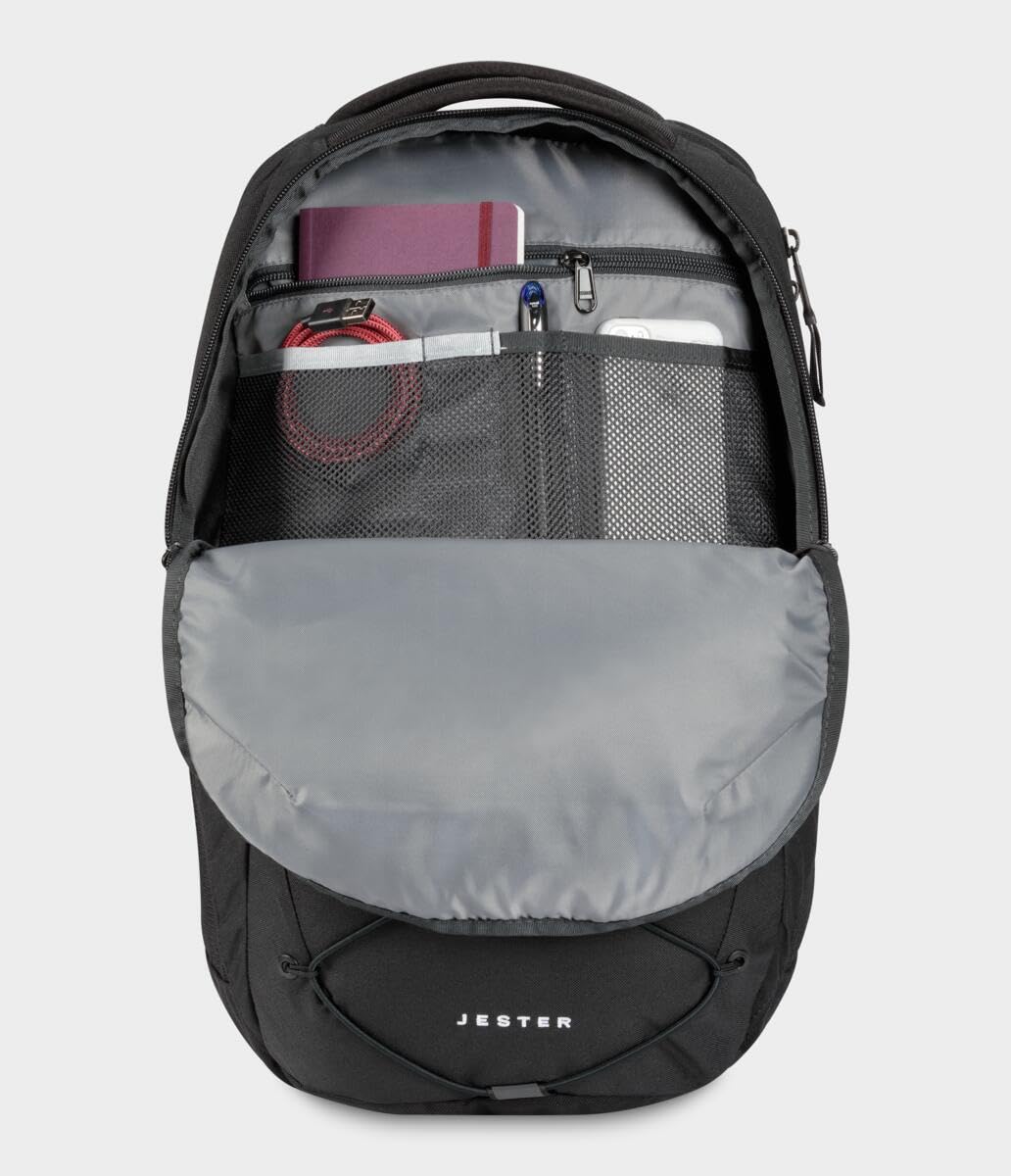 The North Face Jester Everyday Laptop Backpack – Ergonomic 16″ Commuter Daypack with Water-Repellent Finish (TNF Black-NPF)