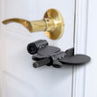 WINCHY Portable Door Lock – Heavy-Duty Stainless Steel Travel Security Lock for Hotels, Apartments & Bedrooms (Black)