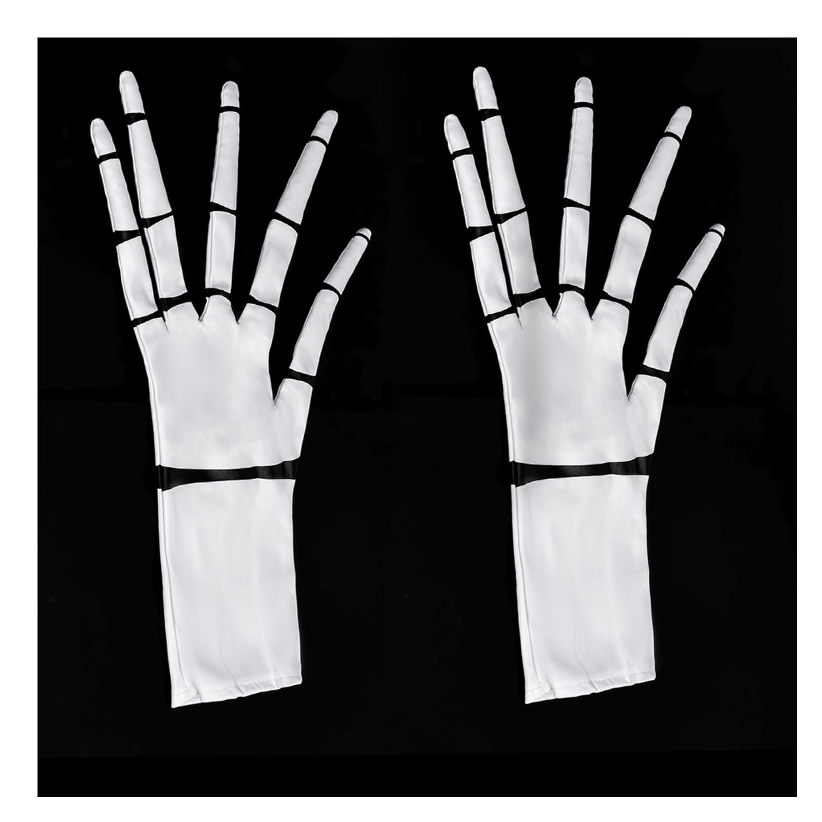 Men’s Glow Skeleton Gloves – Halloween Bone Hand Gloves for Costume & Party 🖤💀
