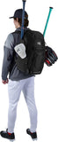 Rawlings Franchise 2.0 Baseball Player Backpack – Game Day Gear Bag with Glove Shelf & Bat Storage (Miami)