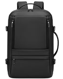 RCRIRTH 35L Expandable Carry-On Travel Backpack with 17.3” Laptop Compartment – TSA Approved – Black