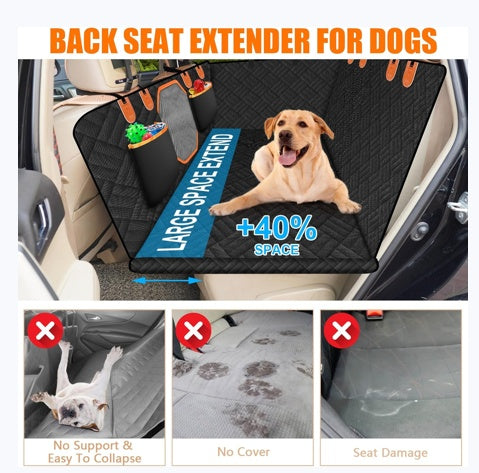 Dog Car Seat Backrest – Comfortable Travel Support Cushion & Safety Seat Protector for Dogs in Cars, SUVs & Trucks