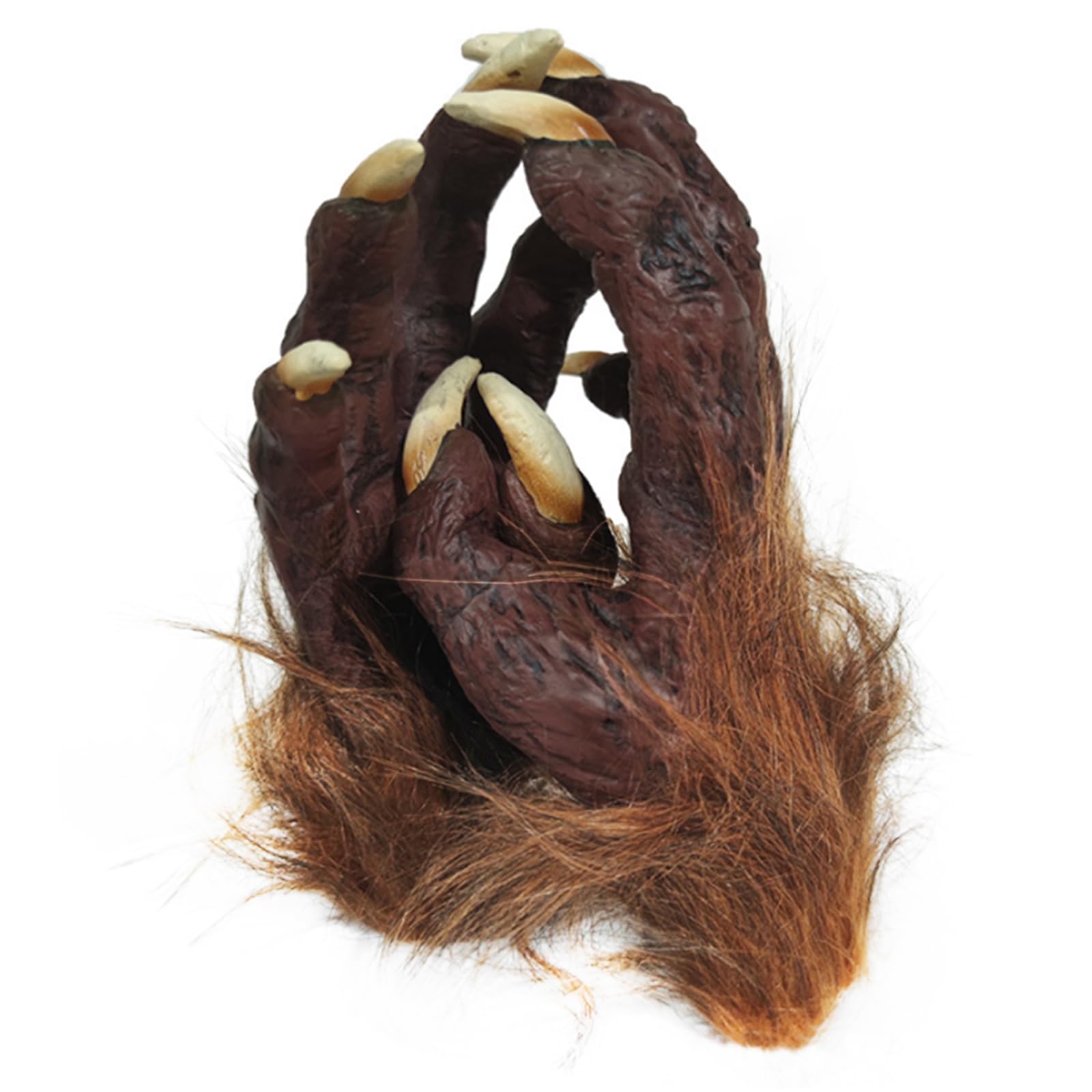 Werewolf Claw Gloves – Realistic Brown Wolf Paws for Halloween, Cosplay & Masquerade Parties