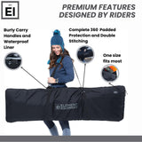 Element Equipment Padded Snowboard Bag – Single Board Travel Case up to 165cm (Aztec Design)