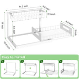 REALINN Under Sink Organizer 2-Pack with Pull-Out Drawers – 2-Tier Slide-Out Cabinet Storage for Kitchen & Bathroom
