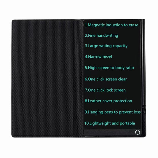 Portable 6.5” LCD Writing Board – Reusable Digital Memo Tablet with One-Touch Erase (Black)