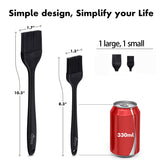 Silicone Basting & Pastry Brush Set – Heat Resistant, BPA Free (2 Pack)