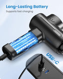 Smart Bluetooth Massage Gun – Deep Tissue Muscle Massager with App Control, 5 Speeds & Fast Charging