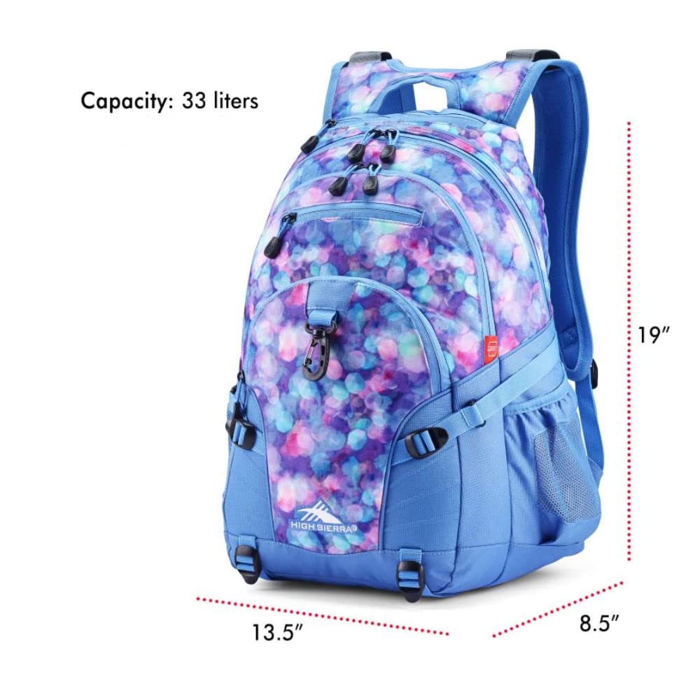 High Sierra Loop Travel & Work Backpack with Tablet Sleeve, Shock-Absorbing Suspension System