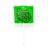 Tootsie Roll Caramel Apple Pops – Original Version (Box of 48) – Green Apple Lollipops Coated in Rich Caramel