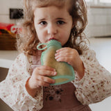 Reusable Silicone Baby Food Pouch 4.5oz – Leakproof Snack & Smoothie Squeeze Pouch for Yogurt, Purees & Travel Feeding