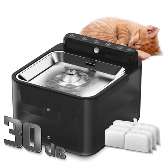 Smart Wireless Cat Water Fountain 108oz – 4 Modes, Motion Sensor & 4000mAh Rechargeable Battery
