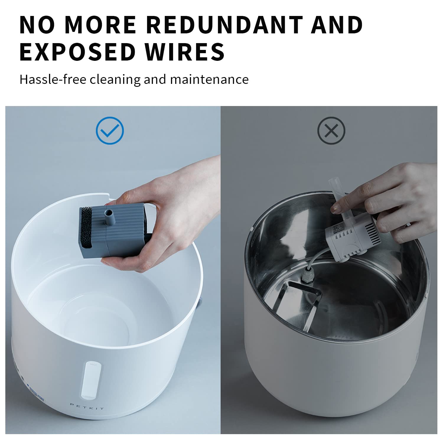 PETKIT EVERSWEET SOLO 2 Smart Cat Water Fountain 2L – Bluetooth App Control & Wireless Pump 3.0 (White)