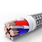 3-in-1 Universal Multi Charging Cable (2-Pack, 4FT) – USB, Type-C & Lightning Fast Charging Cord for iPhone, Android & Multiple Devices