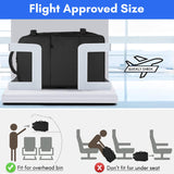 Taygeer Carry-On Travel Backpack with USB Charging Port & Shoe Compartment – 17.3” Laptop, Black