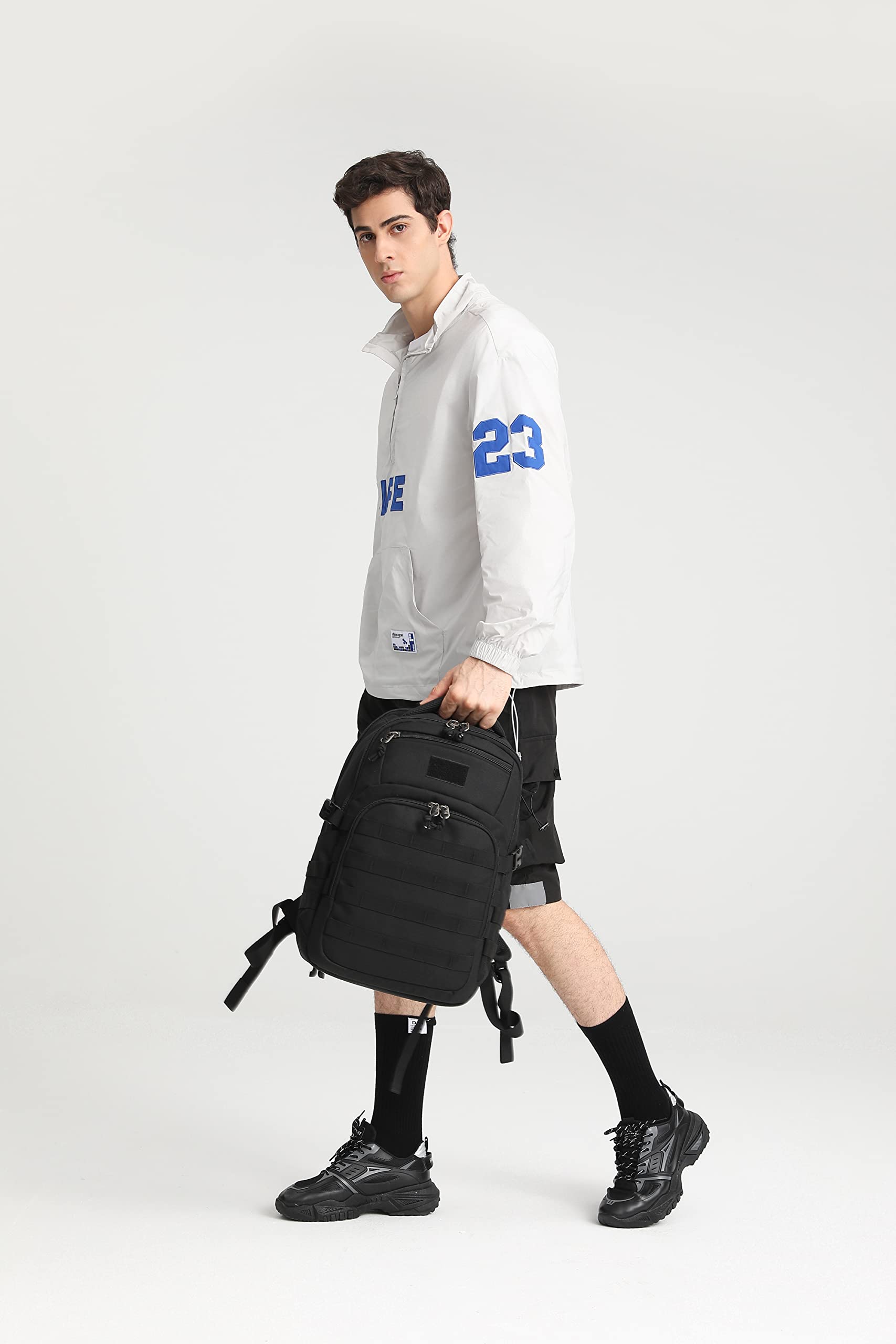 Wotony Military Tactical Backpack 25L MOLLE Assault Pack with Durable 900D Fabric for Outdoor Use