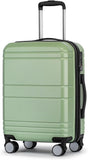 Rose Gold 20-Inch Expandable Hardshell Carry-On with TSA Lock