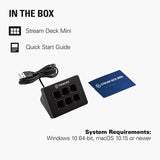 Elgato Stream Deck Mini Customizable Shortcut Controller with 6 LCD Keys – USB Productivity Pad for Mac & PC Workflows