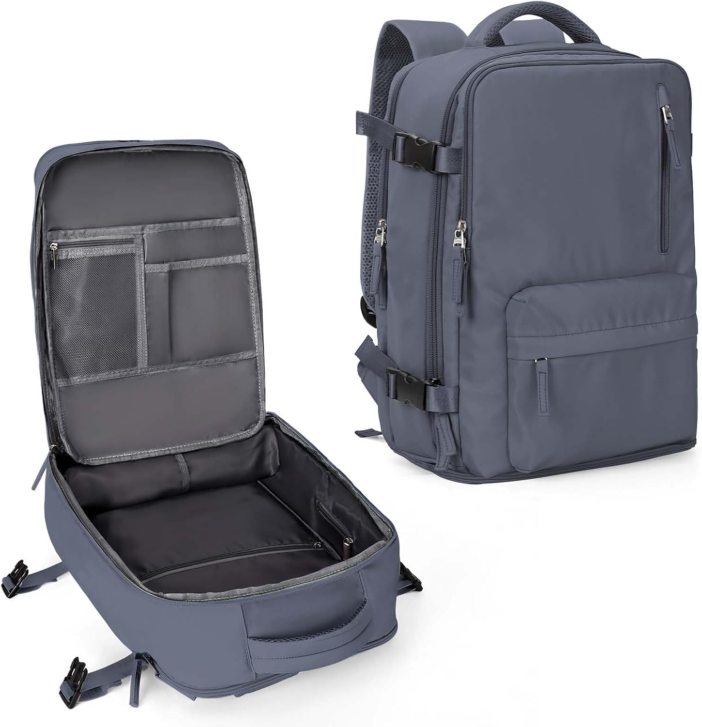 Travel Backpack Women,Carry On Backpack Flight Approved 18x14x8 inches Bag Spirit Airlines Personal ltem,College Sports Hiking Rucksack Waterproof Outdoor Casual Daypack Laptop Blackpack,Peacock Blue